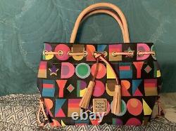 Dooney And Bourke Art Deco Tassel Tote NWOT