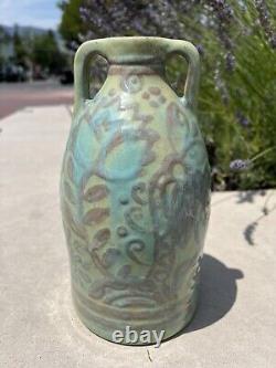 EX RARE ca 1922 Rhoda Robbins Shedd (1900-1995) Robineau Protege Handled Vase