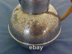 English Barker Brothers Birmingham 1.5 Pint Epns Teapot With Wrapped Handle