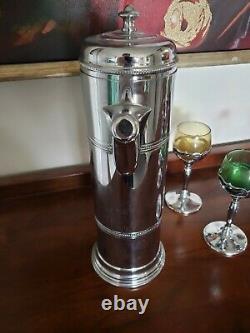 Farber Bros Krome Kraft Decanter Cocktail Shaker Bakelite Handle Art Deco 7 Set