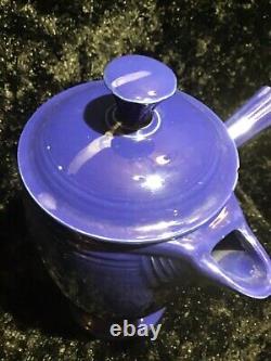 Fiestaware vintage cobalt Demitasse chocolate pot