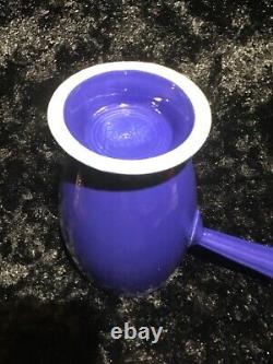 Fiestaware vintage cobalt Demitasse chocolate pot