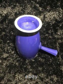 Fiestaware vintage cobalt Demitasse chocolate pot