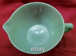 Fire King Jadeite Green Batter Bowl Banded Mixing withSpout & Handle