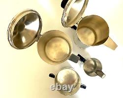 French Art Deco Coffee/Tea Service by Ercuis Saigon Model 1934