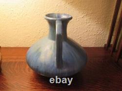 French Art Deco Stoneware Emile Bouillon, Pierrefonds, Large Two-Handled Vase