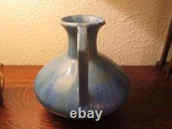French Art Deco Stoneware Emile Bouillon, Pierrefonds, Large Two-Handled Vase
