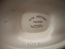 Fulham Pottery Ceramic Art Deco Vase Napoleon's Hat c1940's Constance Spry