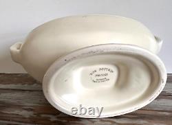 Fulham Pottery Ceramic Art Deco Vase Napoleon's Hat c1940's Constance Spry