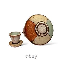 Handmade Art Pottery, Paul Tholl Teapot, Marked (Vid has sound)