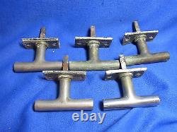 Lot of 5 Original Art Deco Bauhaus Metal Windows Handle Gropius Time #E