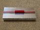 Mcm Vintage Art Deco Chase Match Box With Red Bakelite Handle 7.25 X 3.25 X 1.25