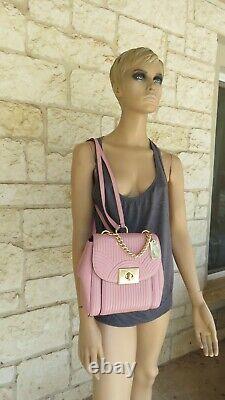 New Coach DECO QUILTED LEATHER CASSIDY BACKPACK PURSE, Retail Store $528+ tax