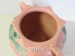 Pink Roseville 378-6 Bleeding Heart Vintage Art Deco Pottery 2 handle Vase USA