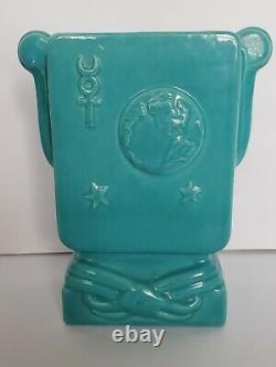 RARE VINTAGE METLOX 1930s Poppytrail Romanelli Zodiac Vase VIRGO 1804-6 Art Deco