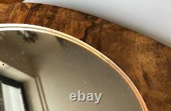 Rare André Sornay Bauhaus Fruitwood Mirrored Tray with Chrome Handles, c1930