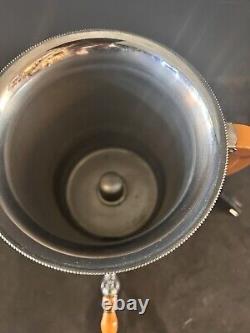 Rare Antique 1940s Art Deco Coffee Percolator With Bakelite