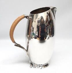 Rare MCM Rogers IS FLAIR Beverage Pitcher Art Deco Wrapped Handle