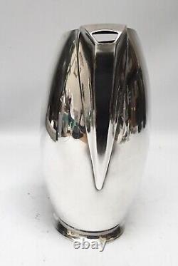 Rare MCM Rogers IS FLAIR Beverage Pitcher Art Deco Wrapped Handle