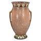 Roseville Ferella 1930 Vintage Art Deco Pottery Tan Handled Ceramic Vase 511-10