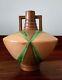 Roseville Pottery Futura Art Deco Vase Football Urn With Handles