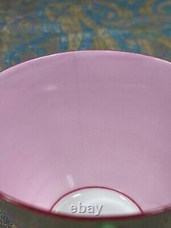 Royal Paragon Art Deco Tea Cup & Saucer Pink With Flower Handle Display Only