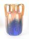 Ruskin Pottery Three Handled Crystalline Art Deco Vase 1933 Wht Script