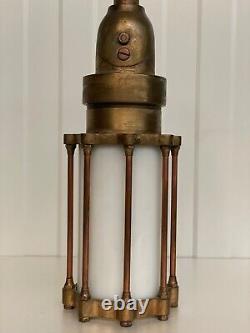 Stunning Bronze/ Brass industrial Art Deco Lamp