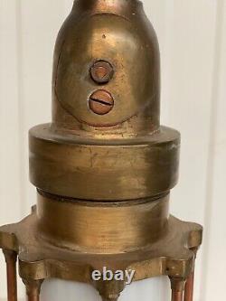 Stunning Bronze/ Brass industrial Art Deco Lamp