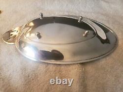 TIFFANY & CO steling silver Art Deco Handled & Footed Serving BOWL