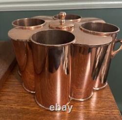 VTG Copper Wine Cooler, Source Perrier Collection C 2000 Art Deco 1920's Design