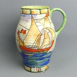 Very Unusual Art Deco Crown Devon Single Handled Pottery Vase'maltita
