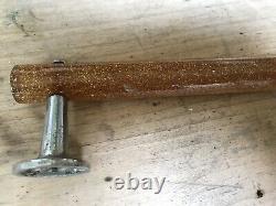 Vintage Antique amber glitter bakelite phenolic lucite door handle pull