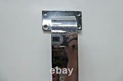 Vintage Art Deco Large Brass Chrome Plated Industrial Commercial Door Handle