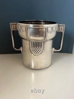 Vintage Art Deco / Neo Classical Silverplate Champagne Ice Cooler Bucket Wmf