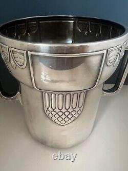 Vintage Art Deco / Neo Classical Silverplate Champagne Ice Cooler Bucket Wmf