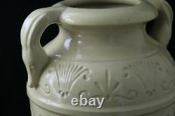 Vintage Art Deco Robinson Ransbottom Snake Art Pottery Sand Oil Jar Floor Vase