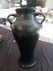 Vintage Early Bauer Pottery Vase. 12 Black