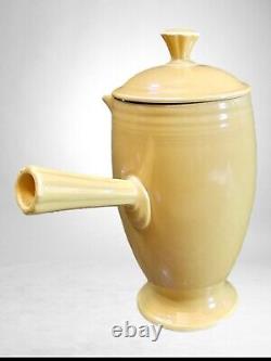 Vintage Fiesta Yellow Stick Handled Demitasse Coffee Pot Fiestaware 30's- 40's