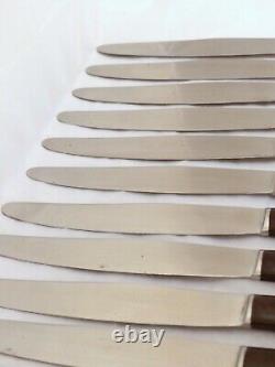 Vintage French Set knives Table Dessert ART DECO 1930 Bakelite Handles 24 pieces