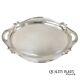 Vintage Gorham Y1038 Art Deco Silver Plated Twin Handle 25 Platter Tray