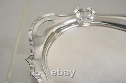 Vintage Gorham Y1038 Art Deco Silver Plated Twin Handle 25 Platter Tray