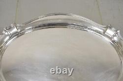 Vintage Gorham Y1038 Art Deco Silver Plated Twin Handle 25 Platter Tray