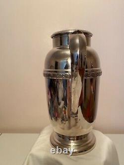 Vintage Pre-owned National Art Deco Silverplate on Copper Cocktail Shaker