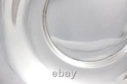 Vintage SAART Art Deco Sterling Silver Vegetable Serving Bowl Dish Scroll Handle