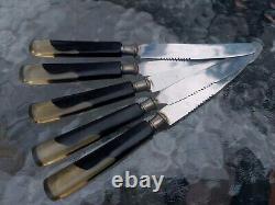 Vintage Sets of 6pcs Art Deco Bakelite Knife Home Decor