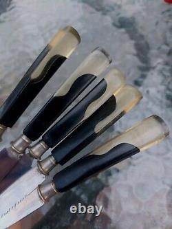 Vintage Sets of 6pcs Art Deco Bakelite Knife Home Decor