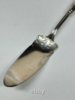 Vintage Sterling Silver Cake Serving Spoon Mother of Pearl Handle