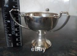 Vintage TYG Sterling Silver Art Deco Three Handled Bowl h/m1903 Alexander Clark