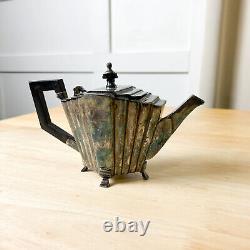 Vintage water kettle small art deco style tea kettle made in India
